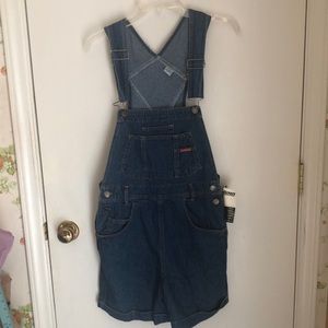 Goodfellows women’s vintage denim shortall size 7/8